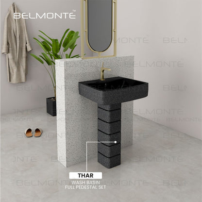 Designer Basin Pedestal Set (Thar Set 05)
