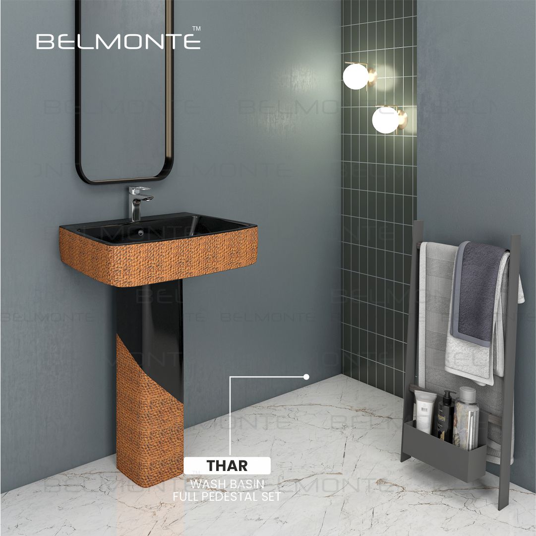 Designer Basin Pedestal Set (Thar Set 11)
