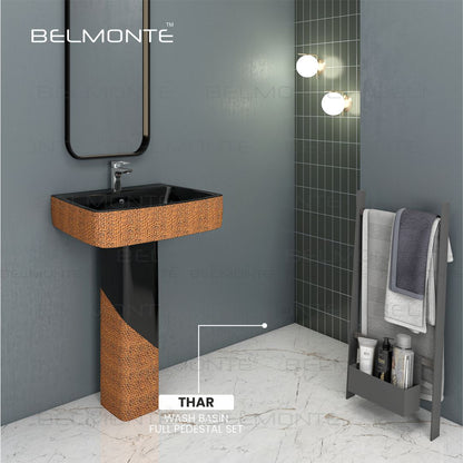 Designer Basin Pedestal Set (Thar Set 11)