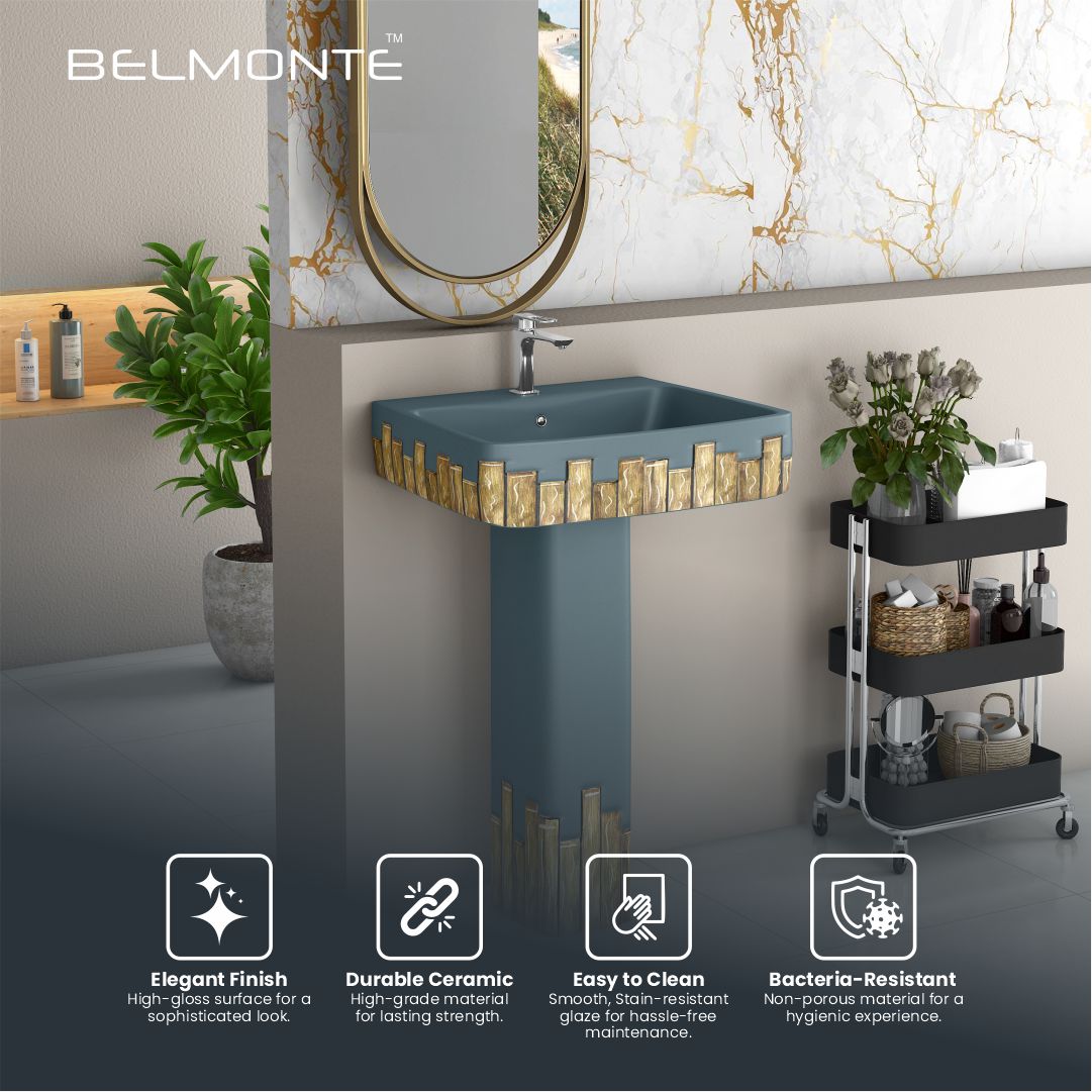 Designer Basin Pedestal Set (Thar Set 23)
