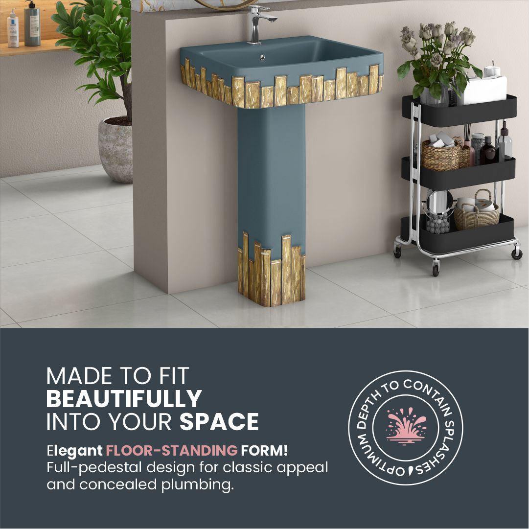 Designer Basin Pedestal Set (Thar Set 23)