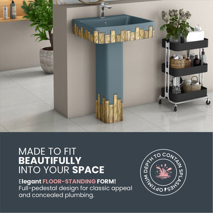 Designer Basin Pedestal Set (Thar Set 23)