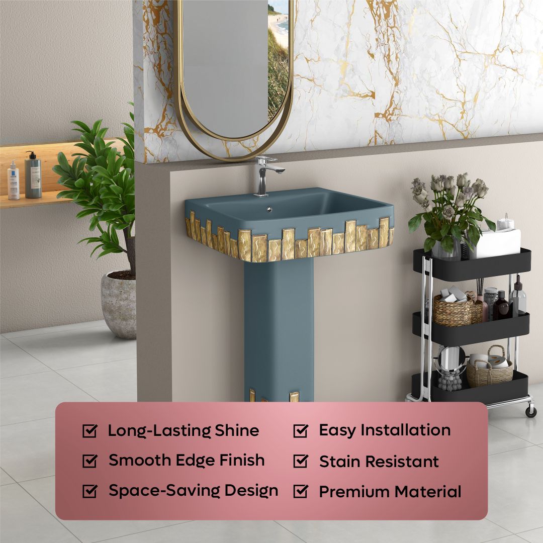 Designer Basin Pedestal Set (Thar Set 23)