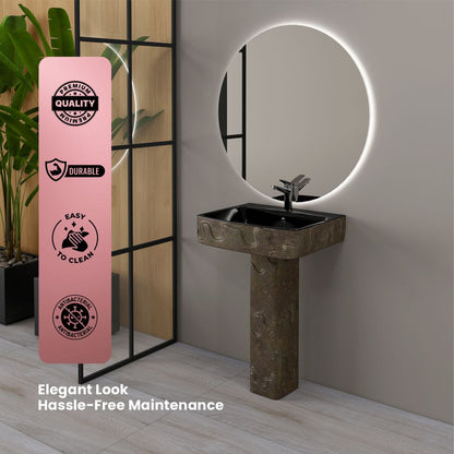 Designer Basin Pedestal Set (Thar Set 27)