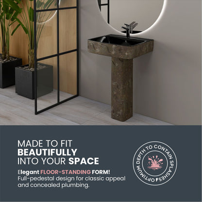 Designer Basin Pedestal Set (Thar Set 27)