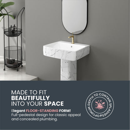 Designer Basin Pedestal Set (Thar Set 35)