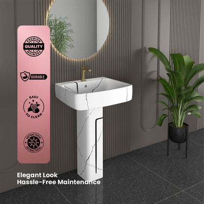 Designer Basin Pedestal Set (Thar Set 37)