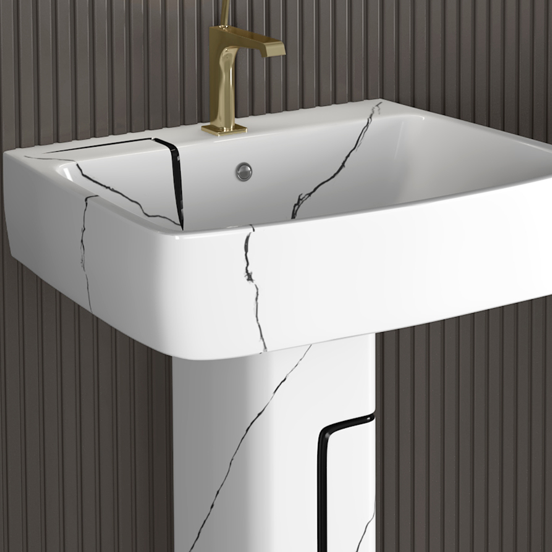 Designer Basin Pedestal Set (Thar Set 37)