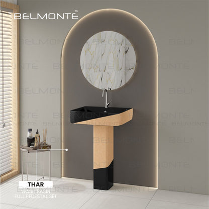 Designer Basin Pedestal Set (Thar Set 40)