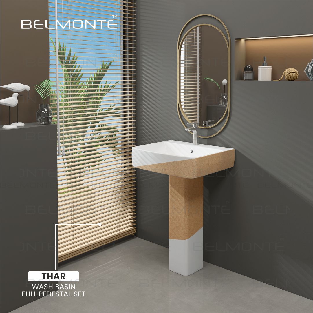 Designer Basin Pedestal Set (Thar Set 42)