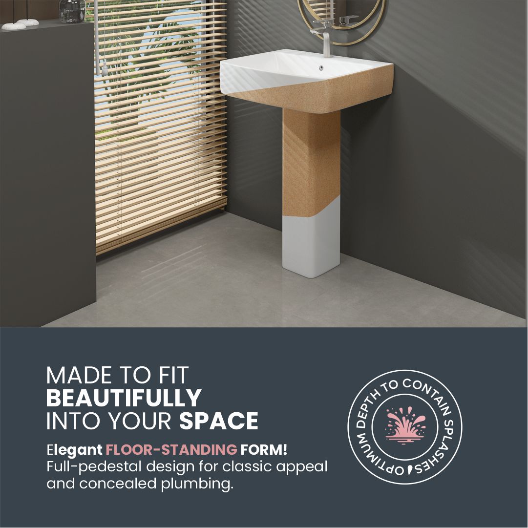 Designer Basin Pedestal Set (Thar Set 42)
