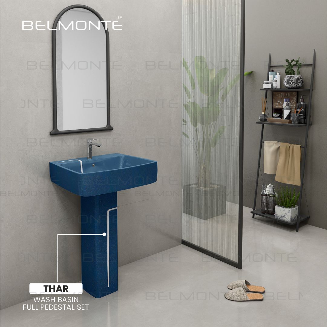 Designer Basin Pedestal Set (Thar Set 52)