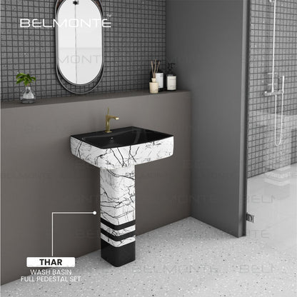 Designer Basin Pedestal Set (Thar Set 56)