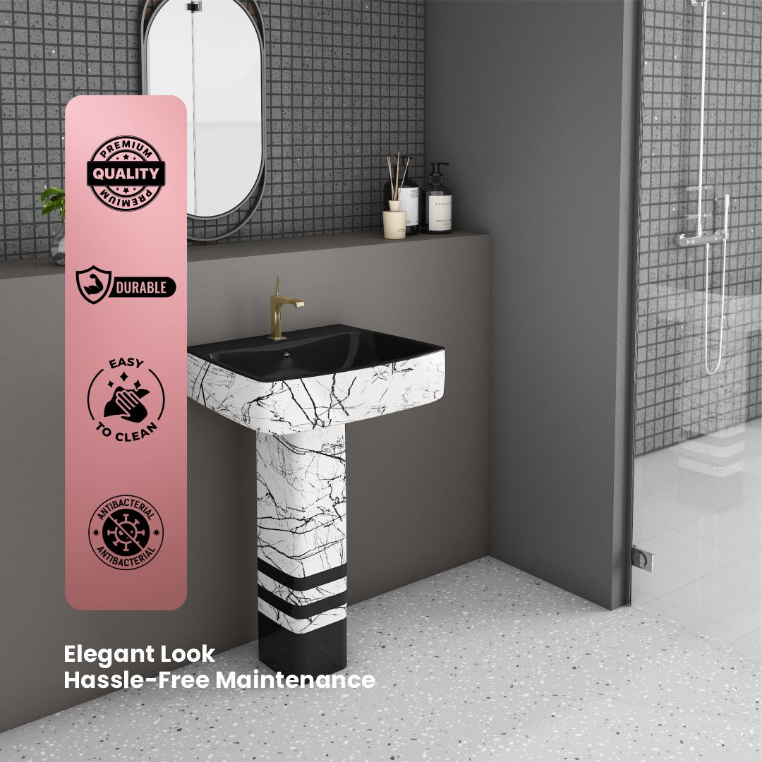 Designer Basin Pedestal Set (Thar Set 56)