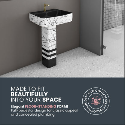 Designer Basin Pedestal Set (Thar Set 56)