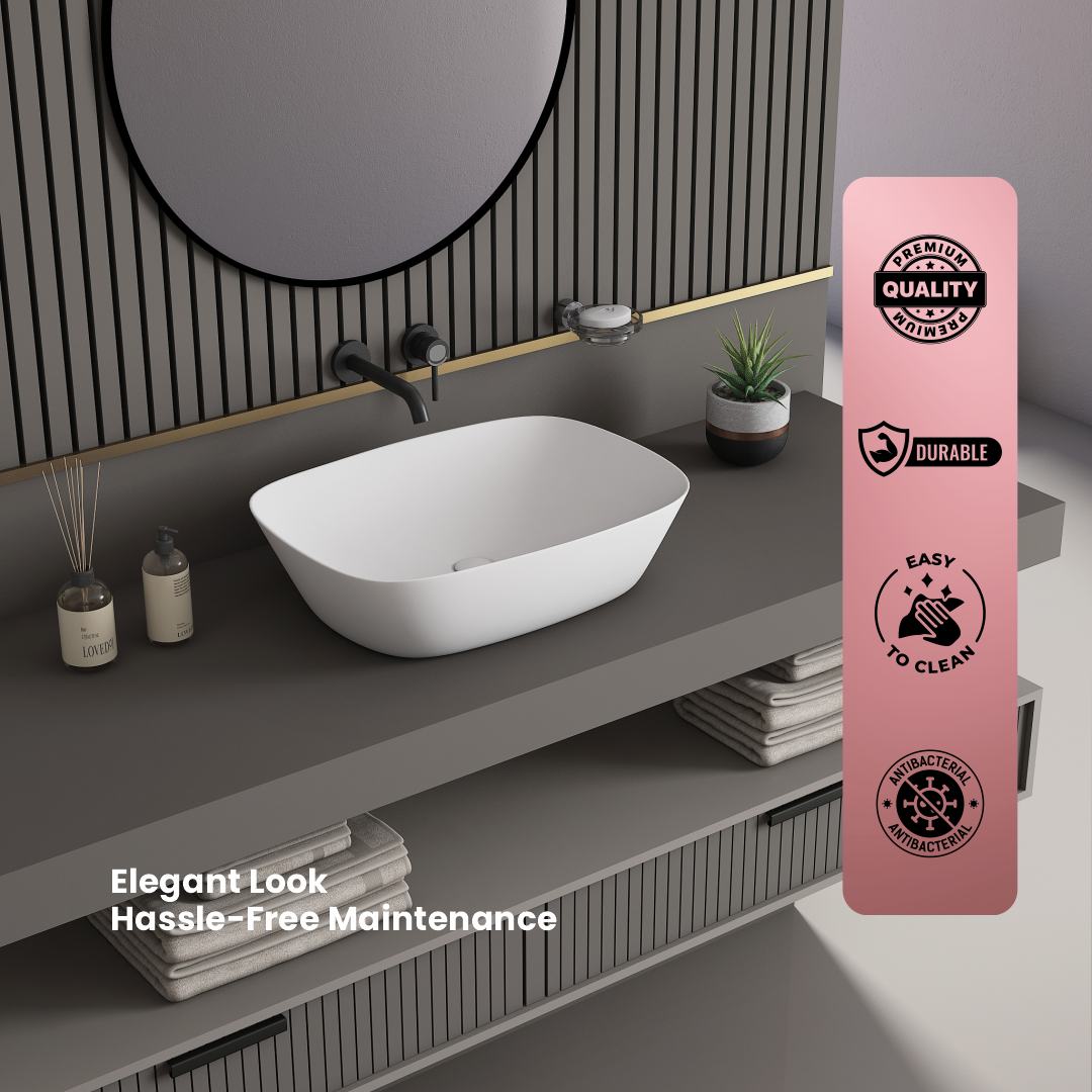 Counter Top Basin (Titanium)