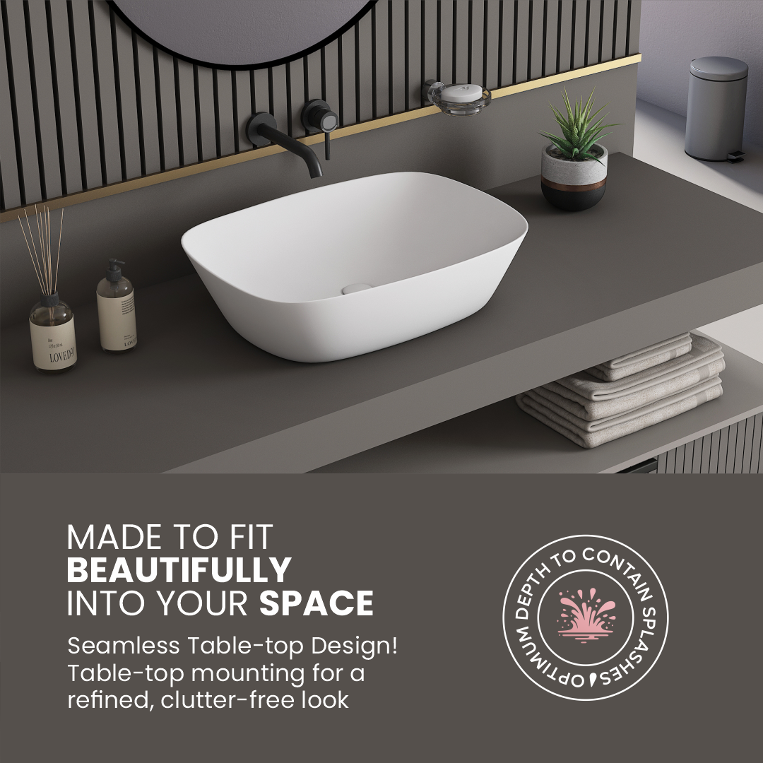 Counter Top Basin (Titanium)