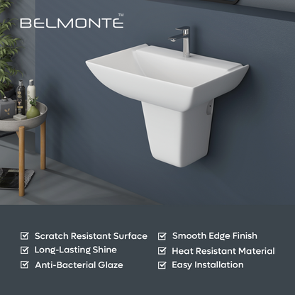 Wash Basin Half Pedestal Set (Volvo)