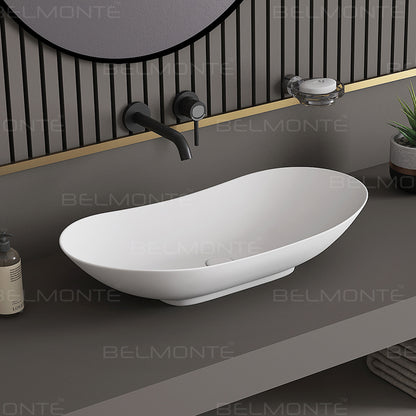 Ceramic Counter Top Basin Big Size (Wave)