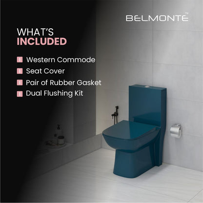 Designer One Piece Water Closet (Athos OP Royal Blue)