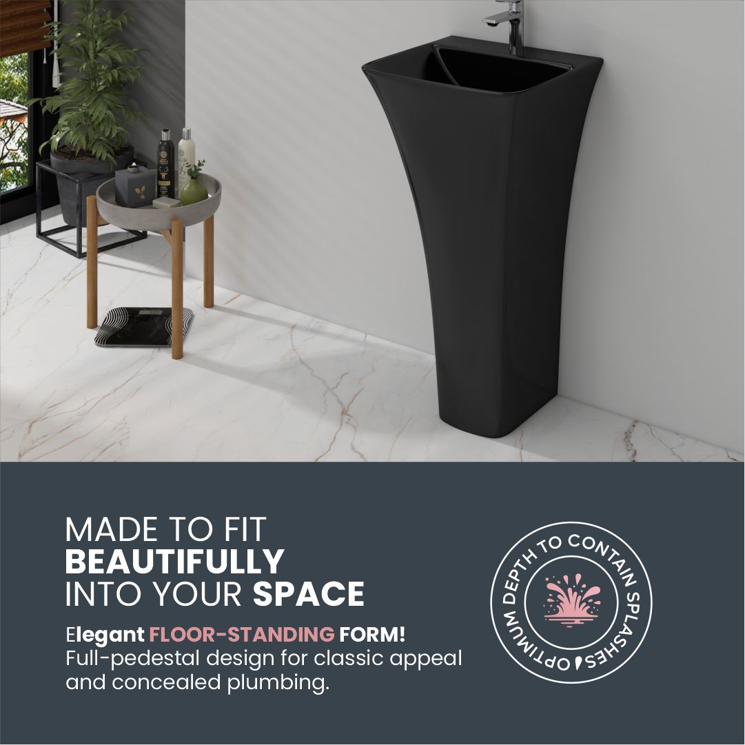 Black Free Stand Basin (Battle Op Wb)