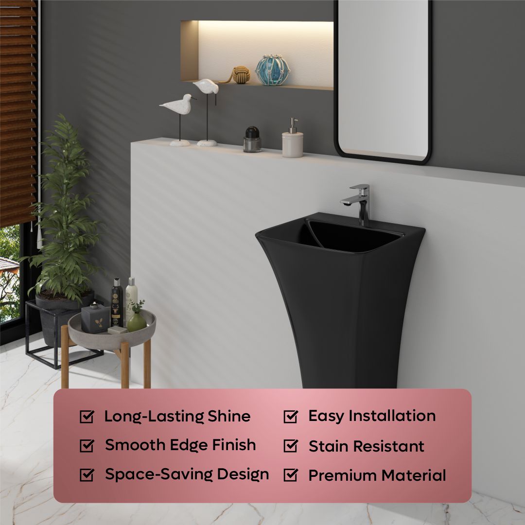 Black Free Stand Basin (Battle Op Wb)