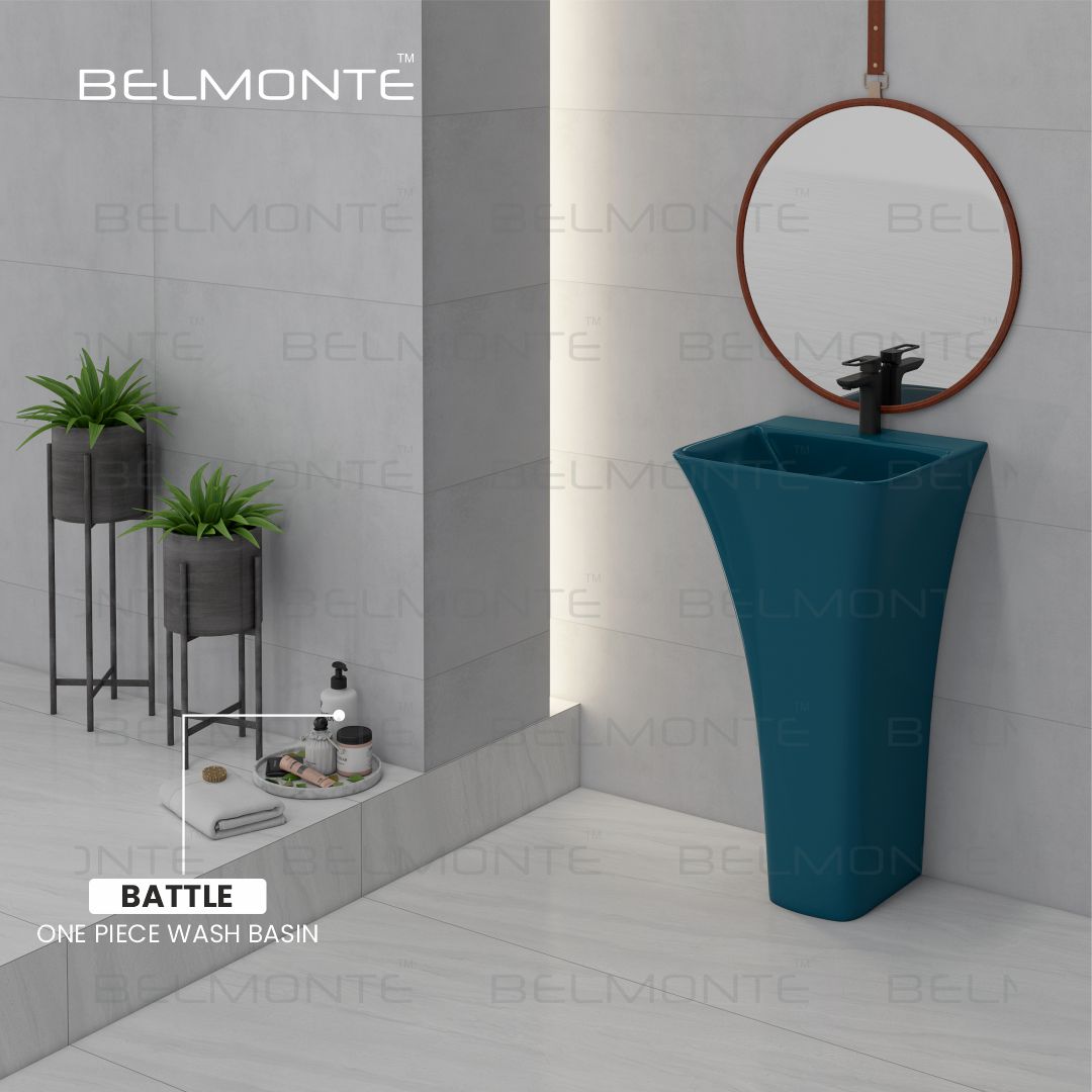 Designer One Piece Basin (Battle OP WB Royal Blue)