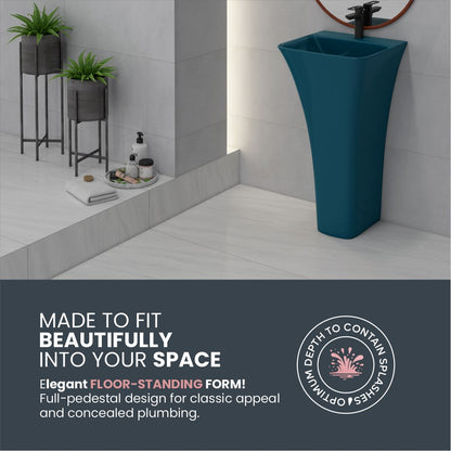 Designer One Piece Basin (Battle OP WB Royal Blue)