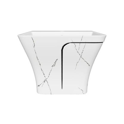 Designer One Piece Half Basin (Cubix 37)