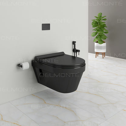Black Wall Hung Toilet (Retro Wh)