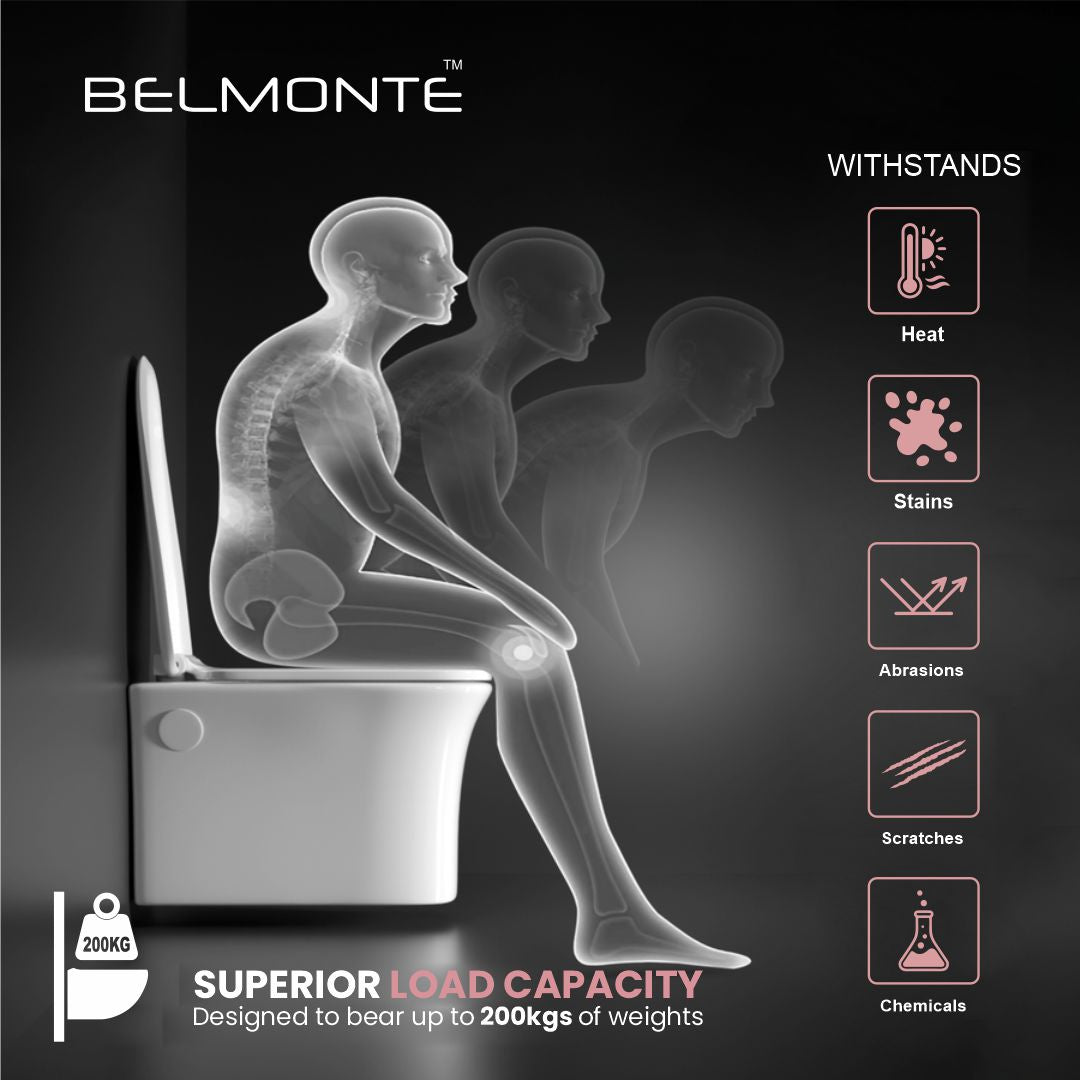 Black Wall Hung Toilet (Retro Wh)