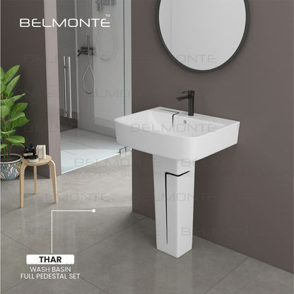 Designer Basin Pedestal Set (Thar Set 18)