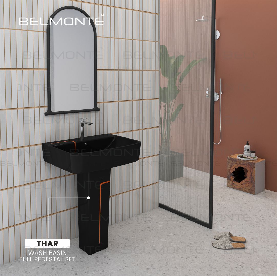 Designer Basin Pedestal Set (Thar Set 19)