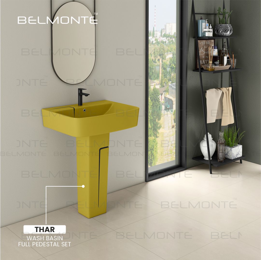 Designer Basin Pedestal Set (Thar Set 43)