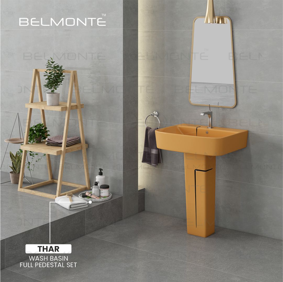 Designer Basin Pedestal Set (Thar Set 44)